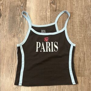 BDG Black and Light Blue Camisole